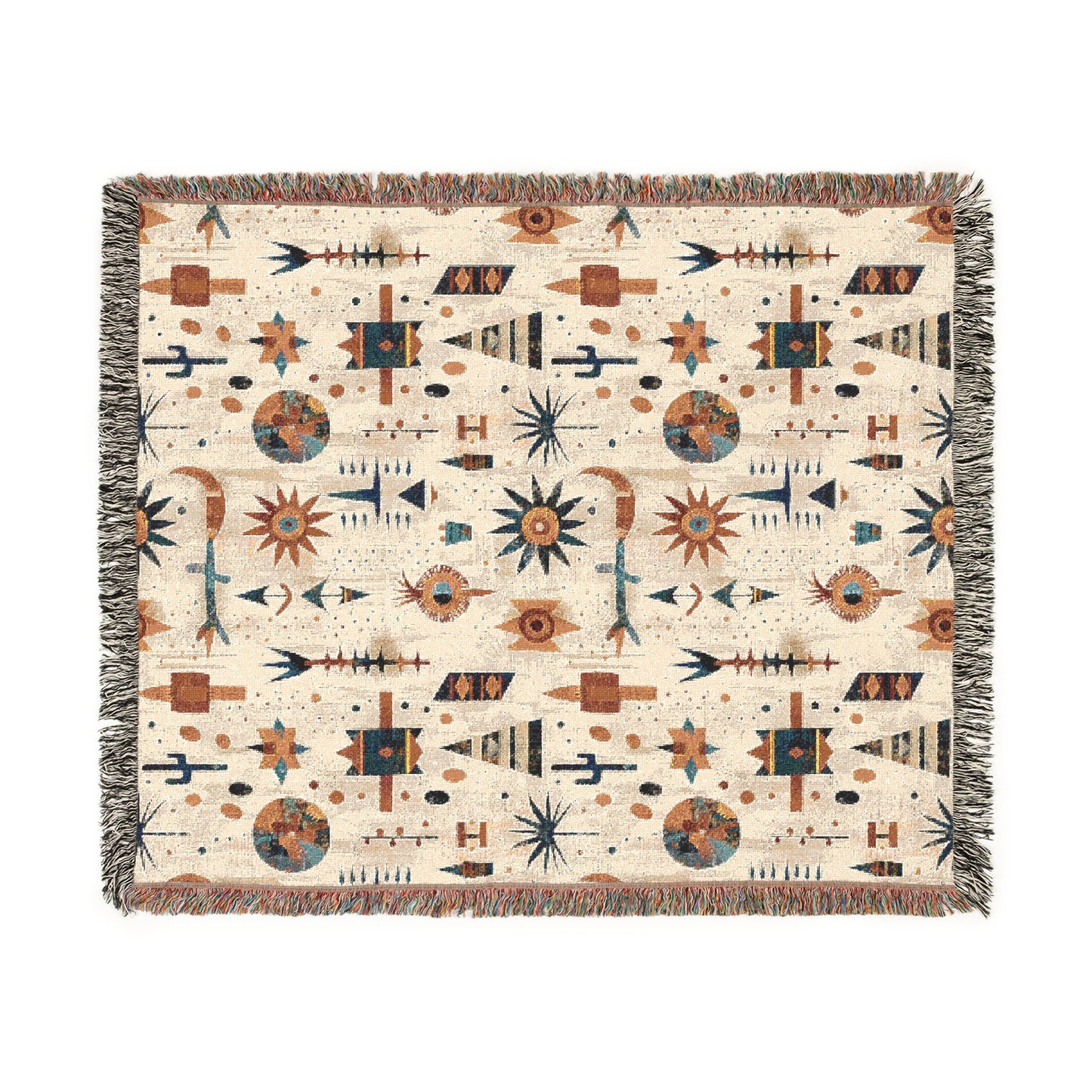 Bohemian Woven Blanket - Cozy Southwestern Style, Perfect for Home Decor and Gifts