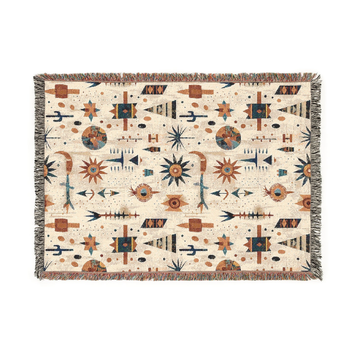Bohemian Woven Blanket - Cozy Southwestern Style, Perfect for Home Decor and Gifts