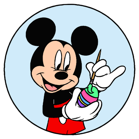Easter Mickey Mouse Egg Painting Disney Design